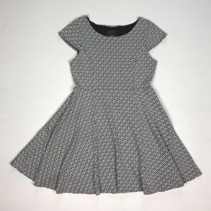 Maeve Anthropologie Geometric Print A Line Dress